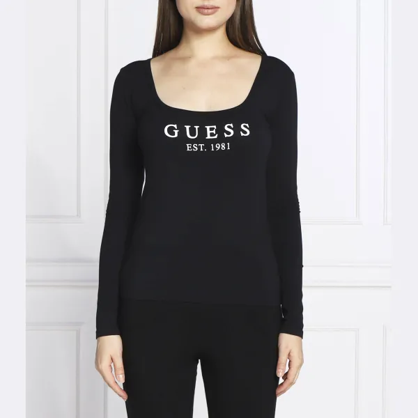 

Блузка Carrie узкого кроя Guess, черный