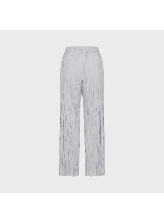 Брюки мягкие комфортные Zara, светло-серо-голубой — фото 3