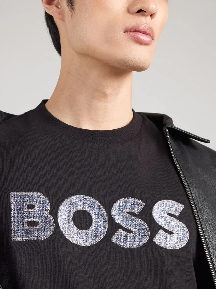 Футболка BOSS C-Thompson 89 черного цвета — фото 3