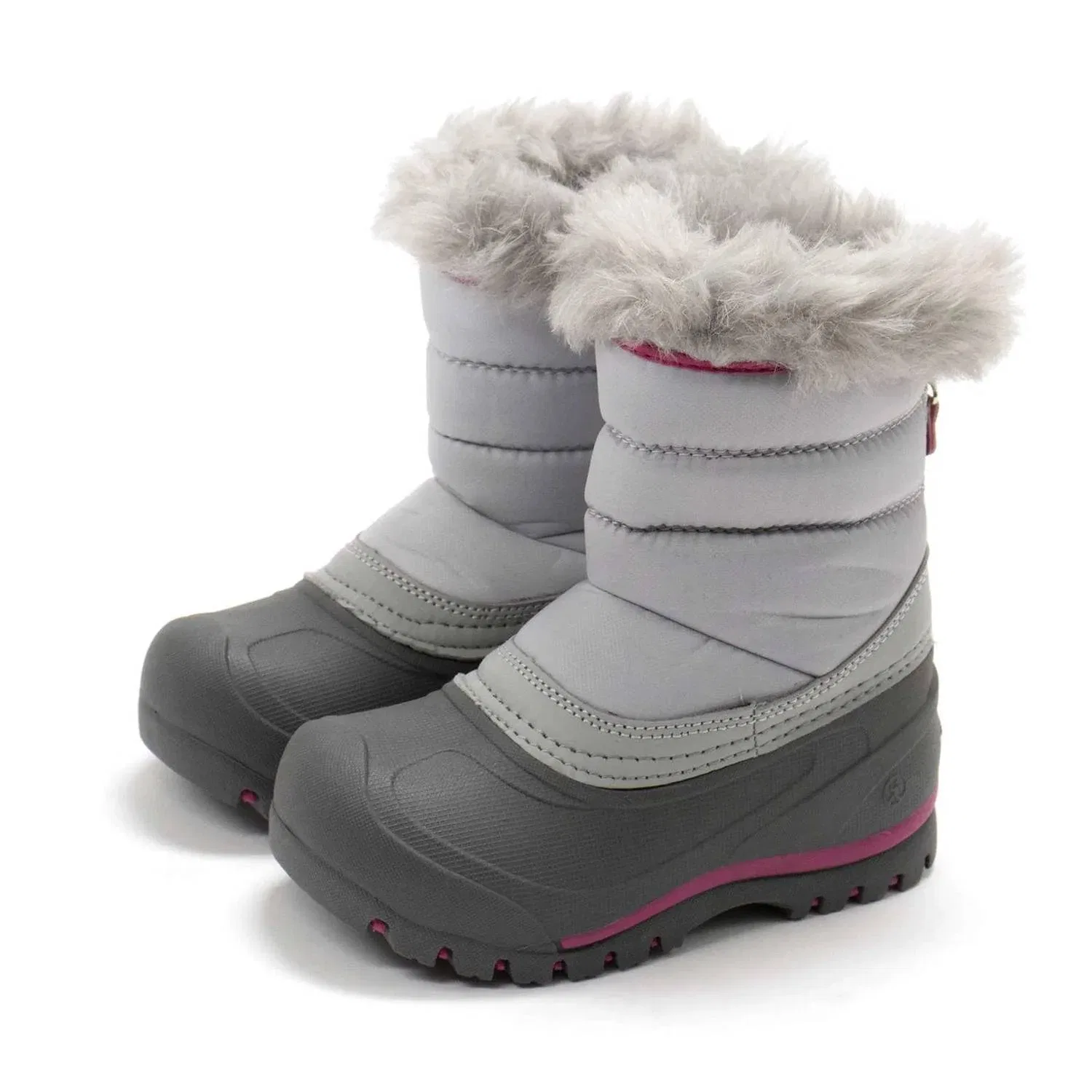 Детские зимние ботинки для девочек на молнии утепленные Ainsley Lightweight Winter Boots Northside, Gray — фото 2