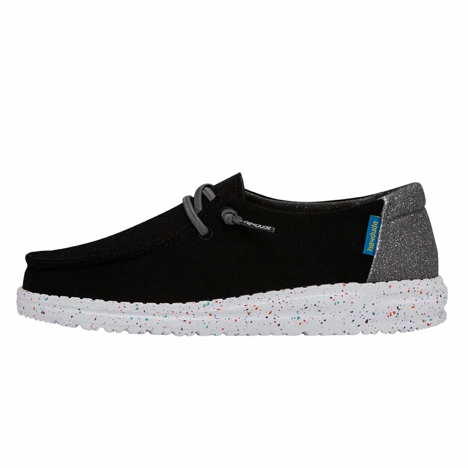 Детские кожаные лоферы без рукавов Wendy Loafers Hey Dude, Disco Black