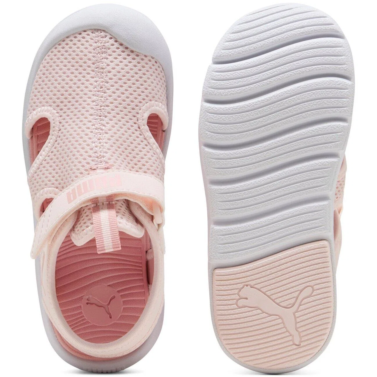 Детские сандалии с сеткой Puma Fun Racer Sandal Mesh V Ps, Rosa — фото 2