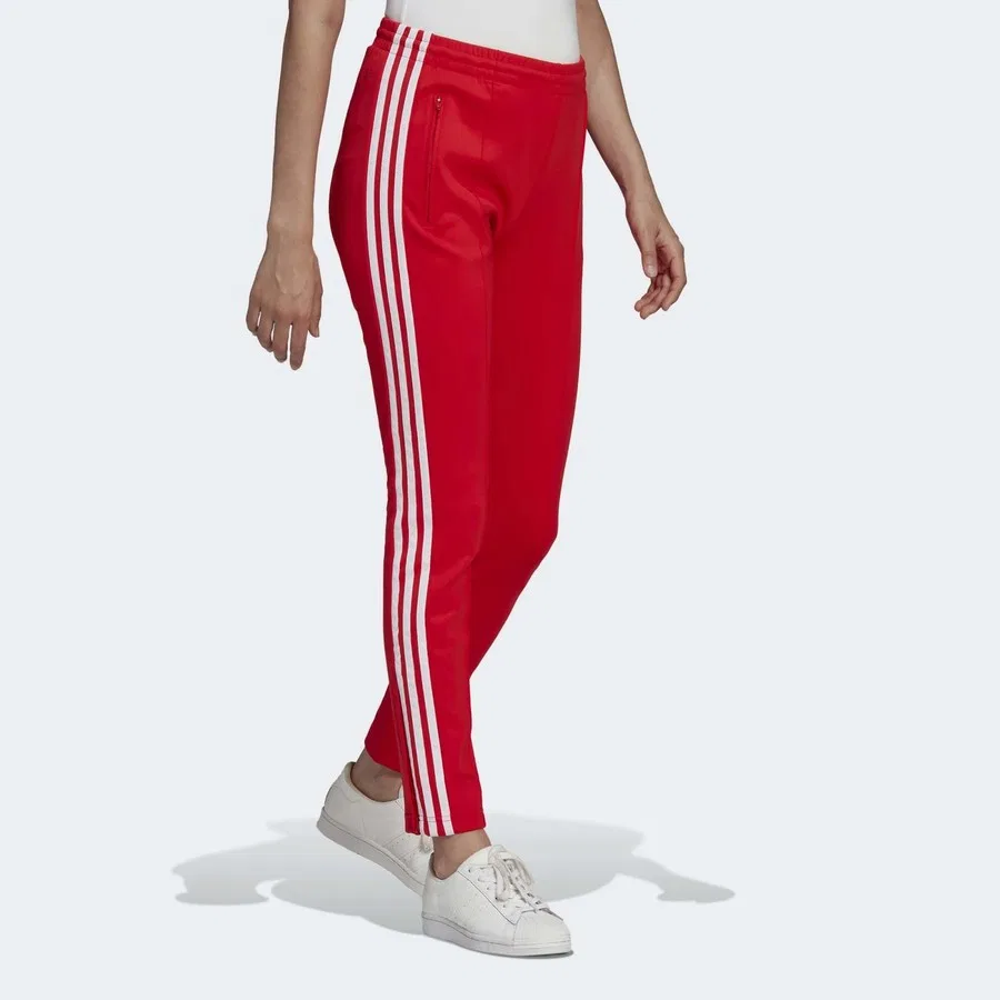 Женские спортивные штаны с принтом Sst Pants Pb adidas, Красный — фото 3