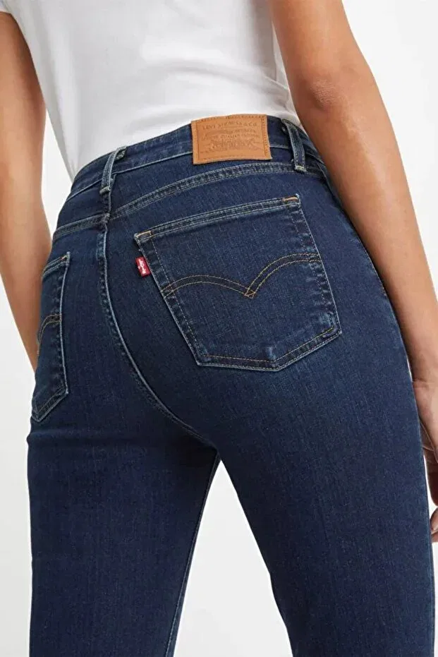 Женские джинсы скинни fit Levi'S, Lcivert — фото 4