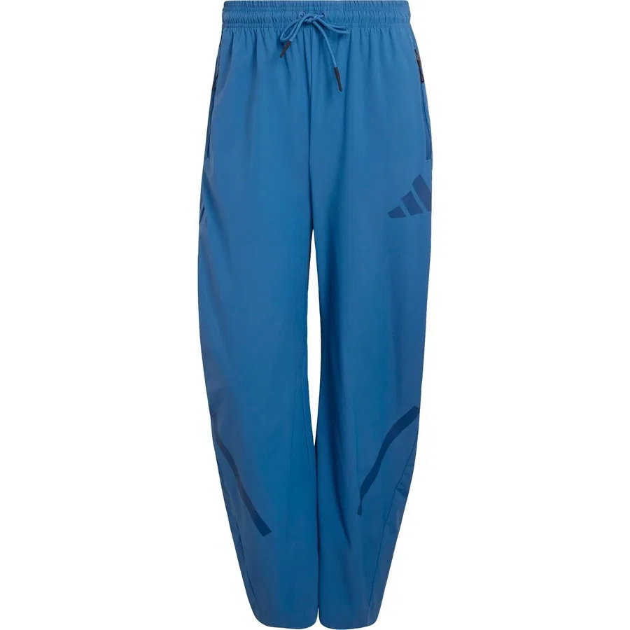 Спортивные штаны с завязками, модель Z.N.E. Woven Pant, adidas, Петроль — фото 3