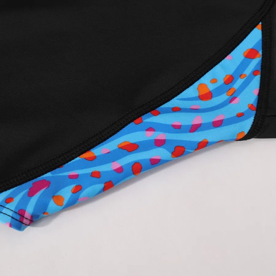 Детское плавки бикини Slazenger Spl RacerBlk, Черно-бирюзовый — фото 3