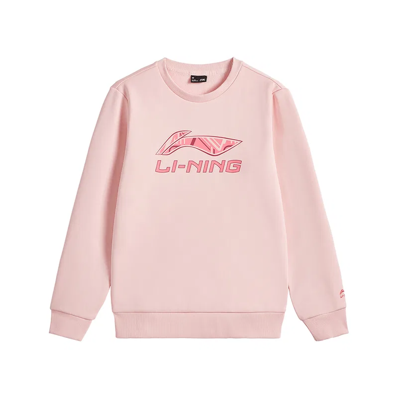 Детское худи с круглым вырезом New Coral Powder Li-Ning