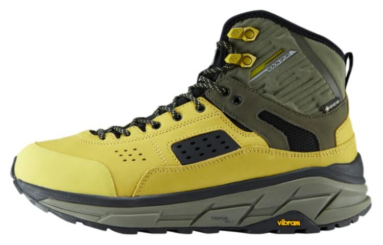 

Треноги походные ботинки унисекс с высоким голенищем желтые Kolon Sport