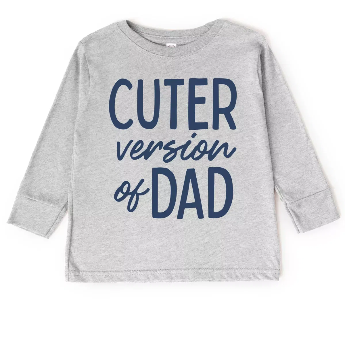 Детский лонгслив с длинным рукавом Cuter Version of Dad The Juniper Shop, Seafoam