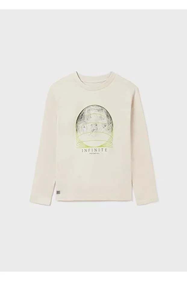 Детская футболка с длинным рукавом Mayoral, Nude Color