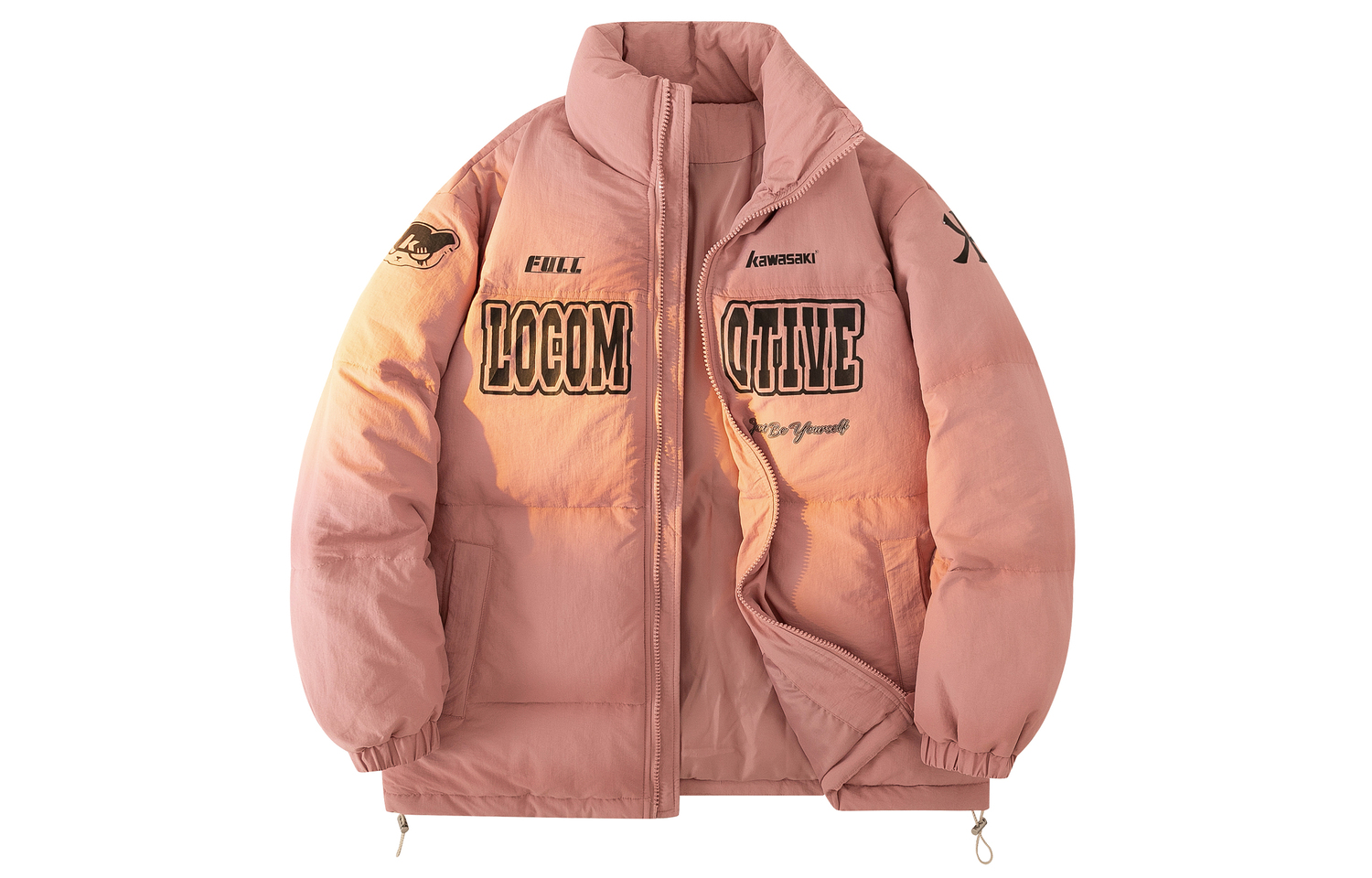 

Kawasaki Унисекс пуховик, Pink (Motorcycle Style)