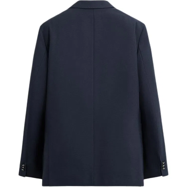 Мужской деловой костюм с воротником Морская Синева ZARA, Sea Blue — фото 3