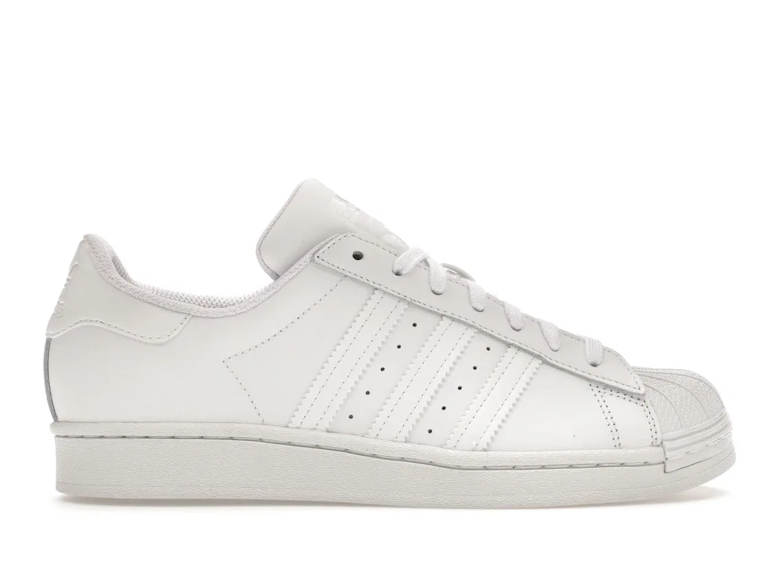 Детские кроссовки Lifestyle с ракушкой Adidas Superstar, Cloud White/Cloud White/Cloud White