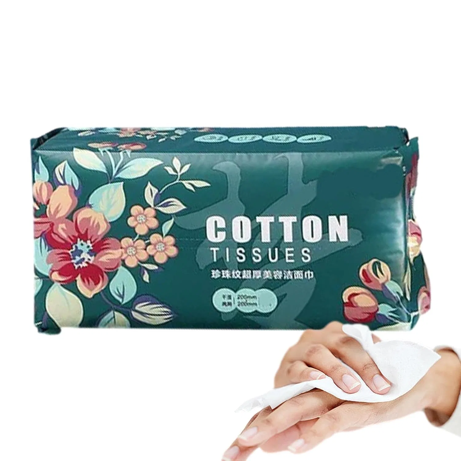 Салфетки тканевые утолщенные с жемчужным узором, Dark green thickened 20*20cm, Мультиколор Generic