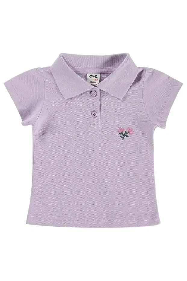 Детская футболка с вышивкой Civil Baby, Lilac