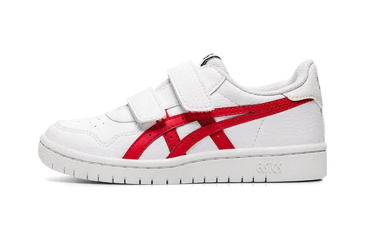Детские кроссовки для скейтбординга с ретро-дизайном ASICS, White Classic Red