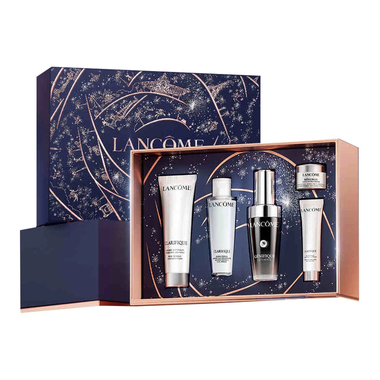 Набор косметики для лица с ночным кремом, 5 предметов, LANCOME, Paris Night Sky — фото 4