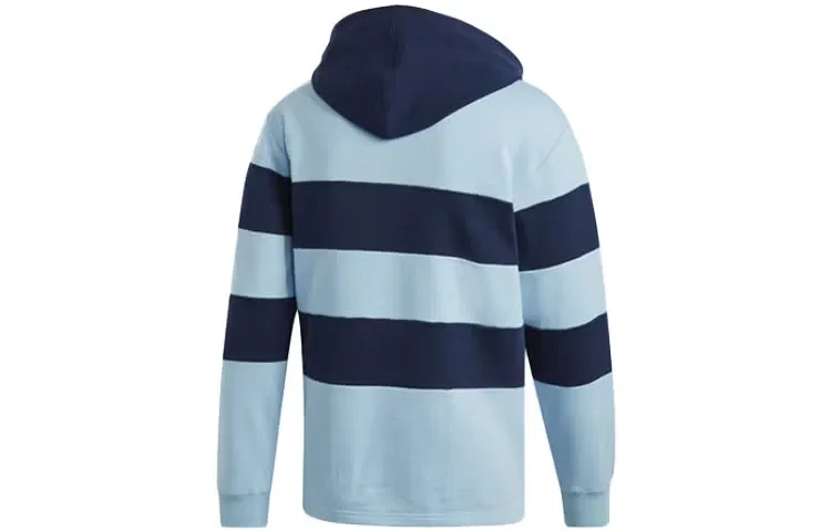Худи с принтом Samstag Colorblock Drawstring Adidas, голубой