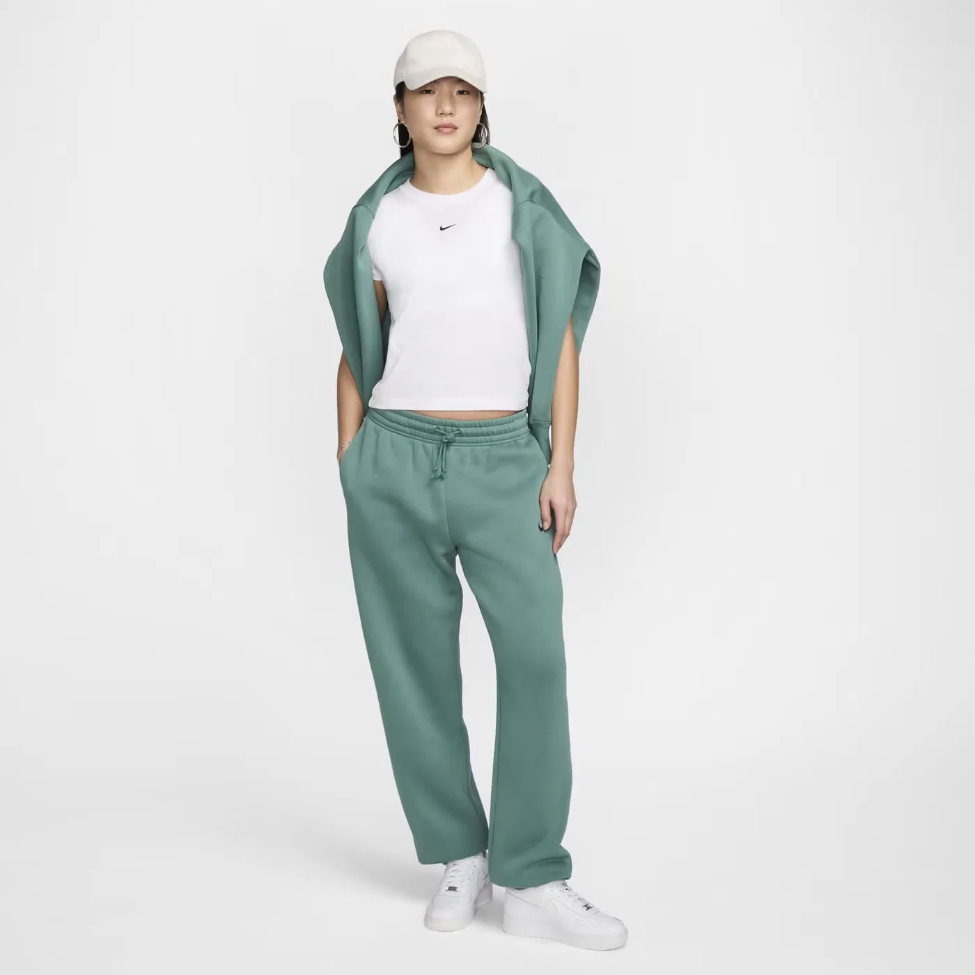 Футболка с принтом Chill Knit Nike, белый — фото 3