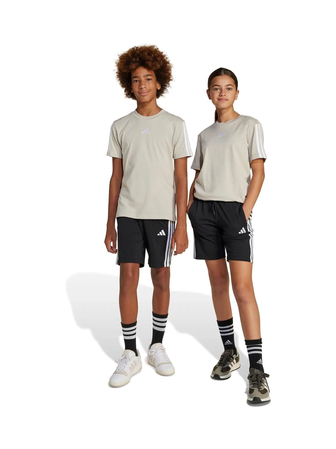 Шорты Essentials adidas, Black/White — фото 3