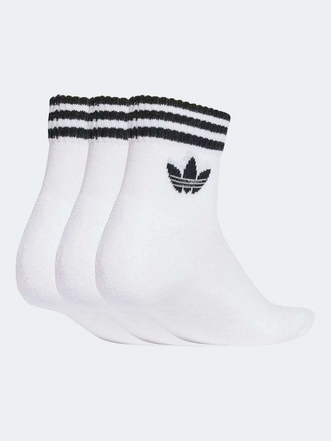 Носки, высокие, 3 пары, adidas Originals, белый