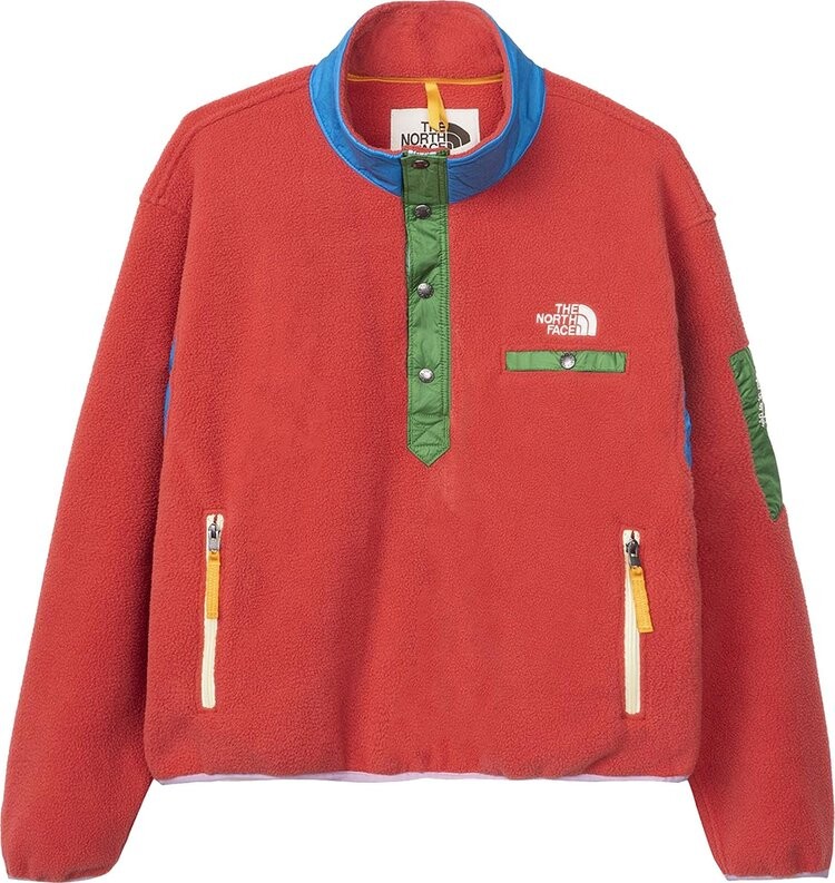 

Пуловер Brain Dead x The North Face 89 Placket Pullover Fleece 'Sunbaked Red', красный