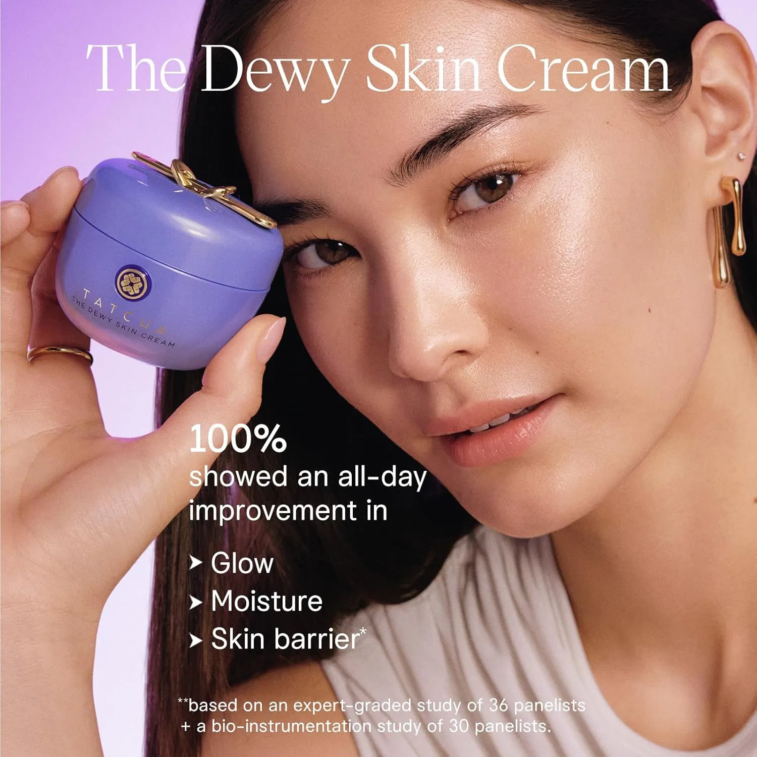 Увлажняющий крем Tatcha The Dewy Skin Cream, 50 мл — фото 4