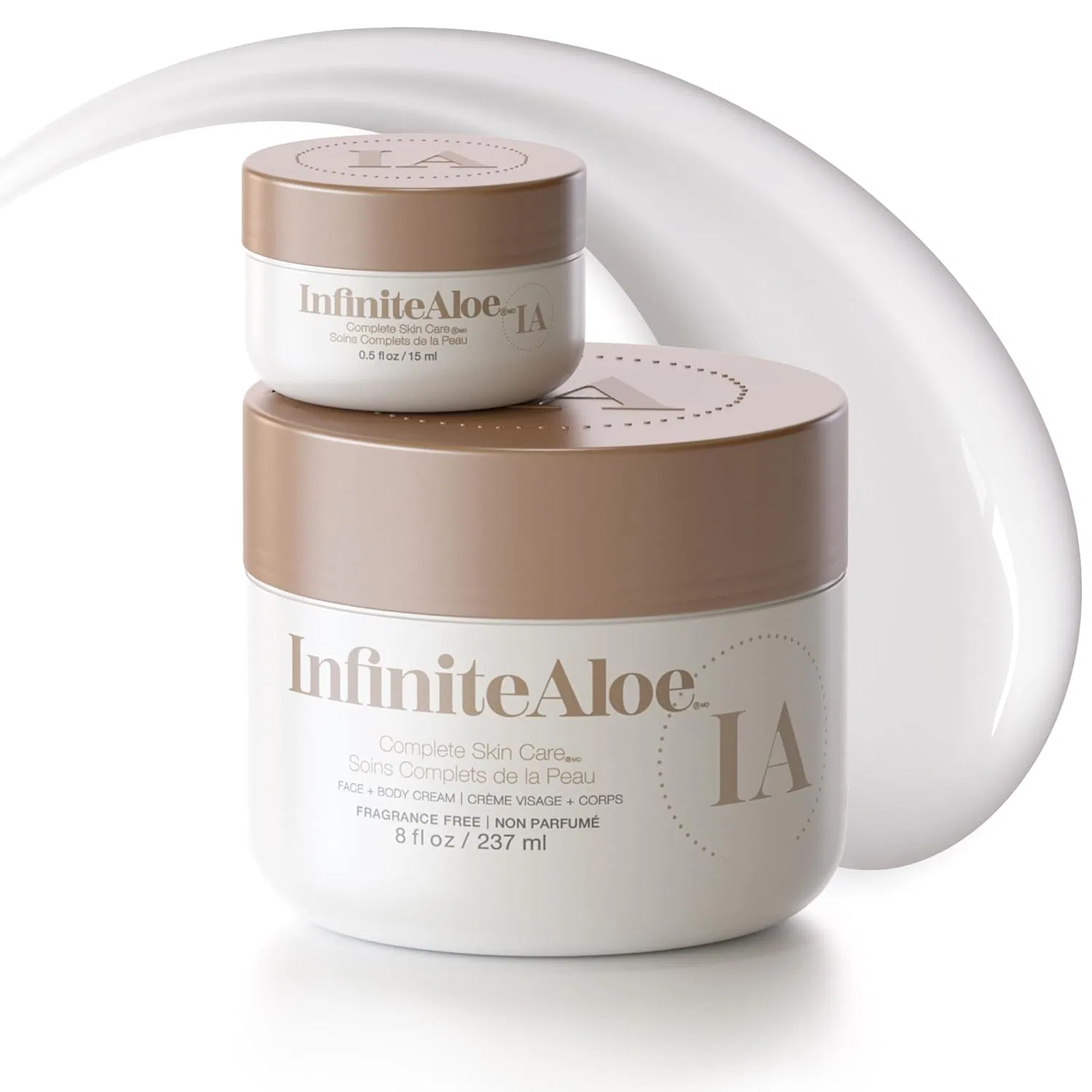 Крем для тела и лица, увлажняющий, InfiniteAloe, 252 мл, без отдушек