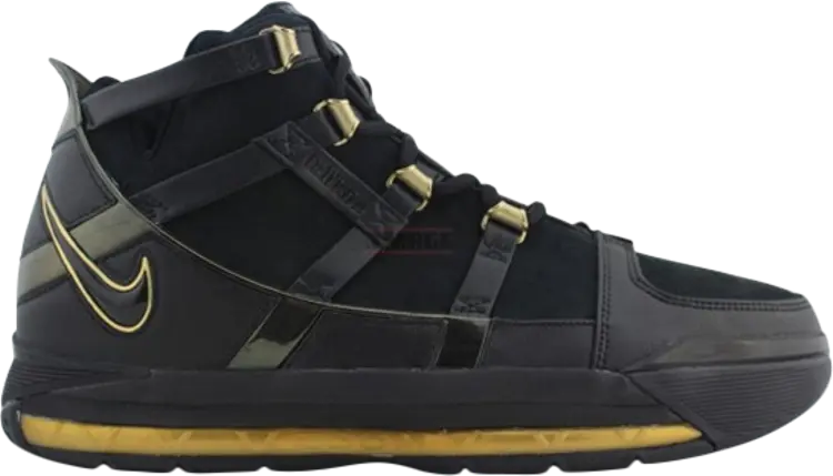 

Кроссовки Nike Zoom LeBron 3 'Metallic Gold', черный