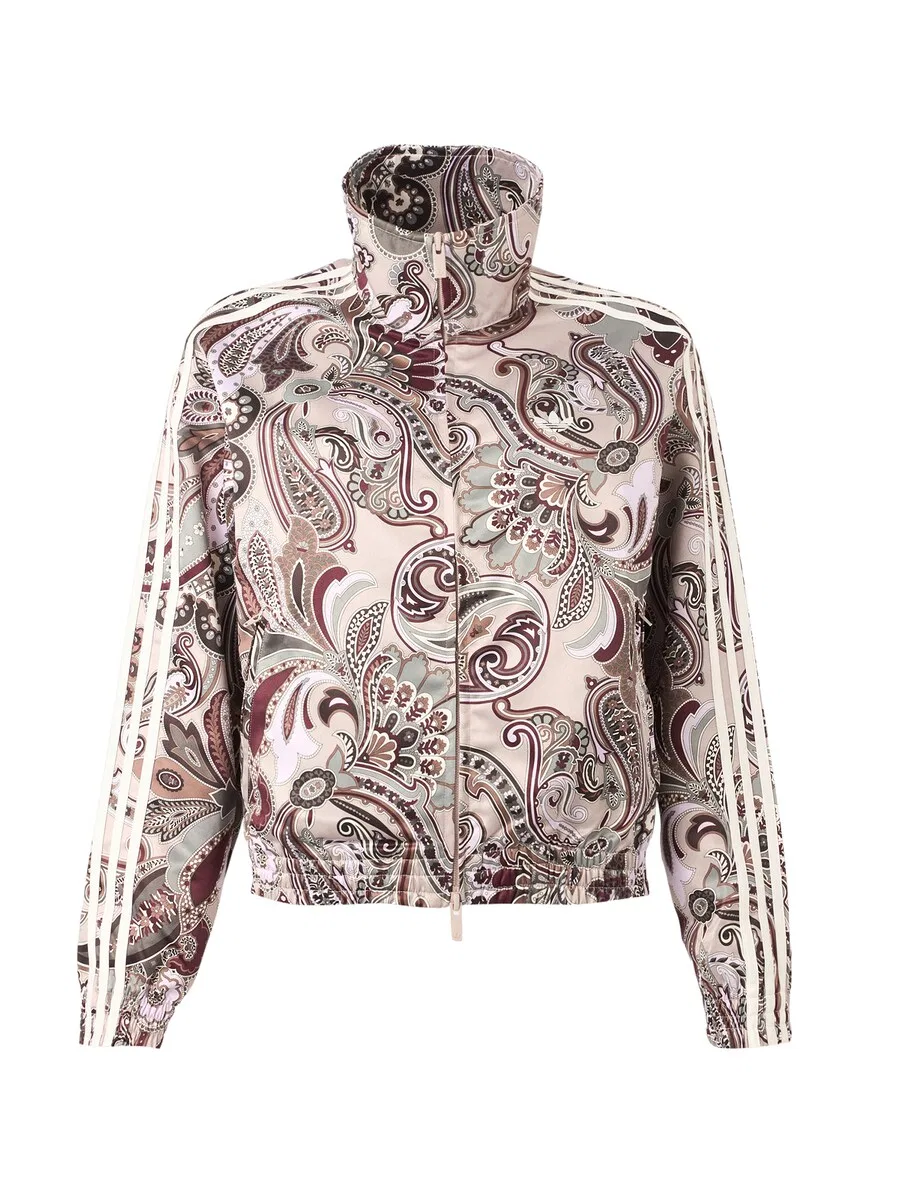 Куртка ADIDAS ORIGINALS Between-Season Jacket 'Liberty London Firebird' коричневого цвета
