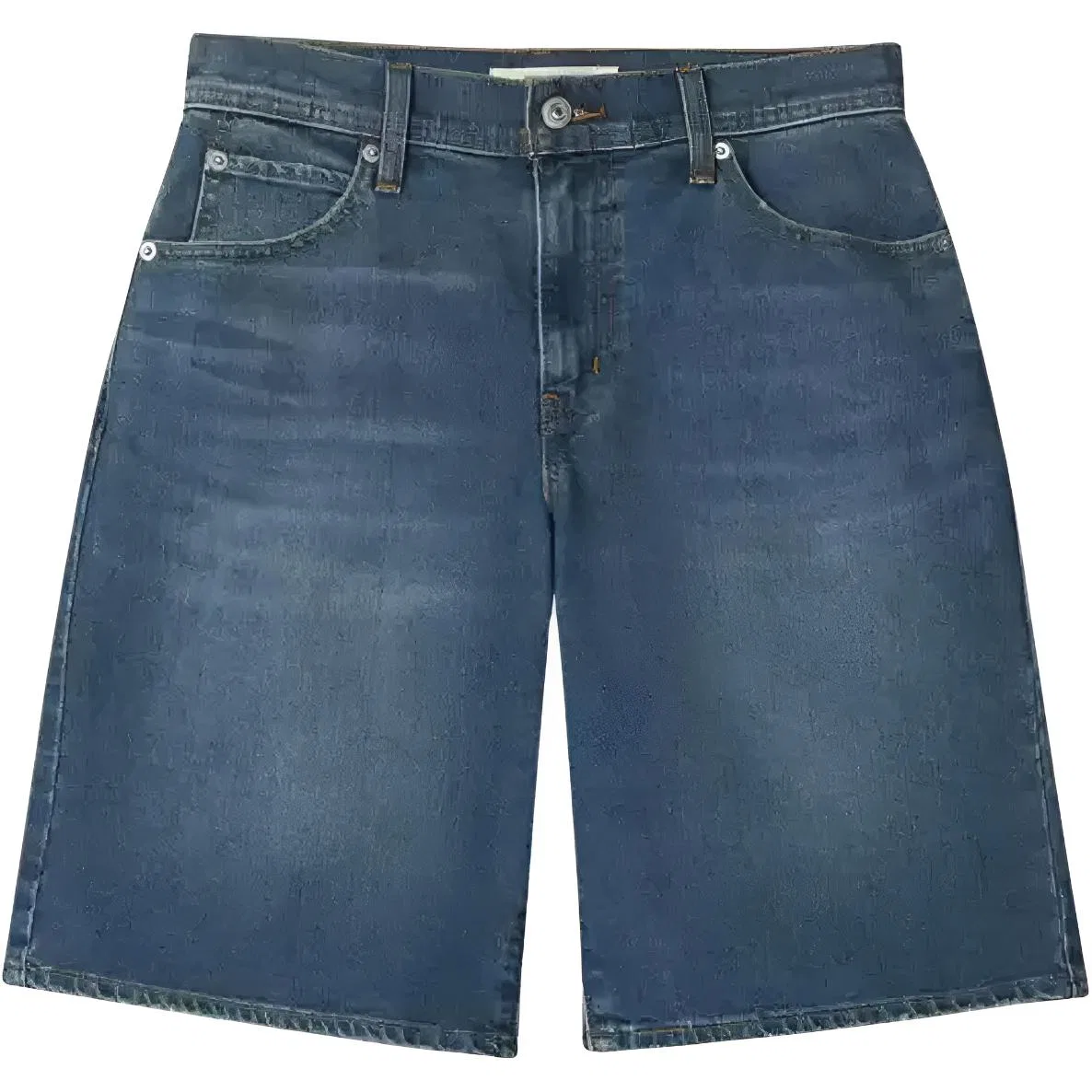 Женские джинсовые шорты с завышенной талией, темно-синие, Levis