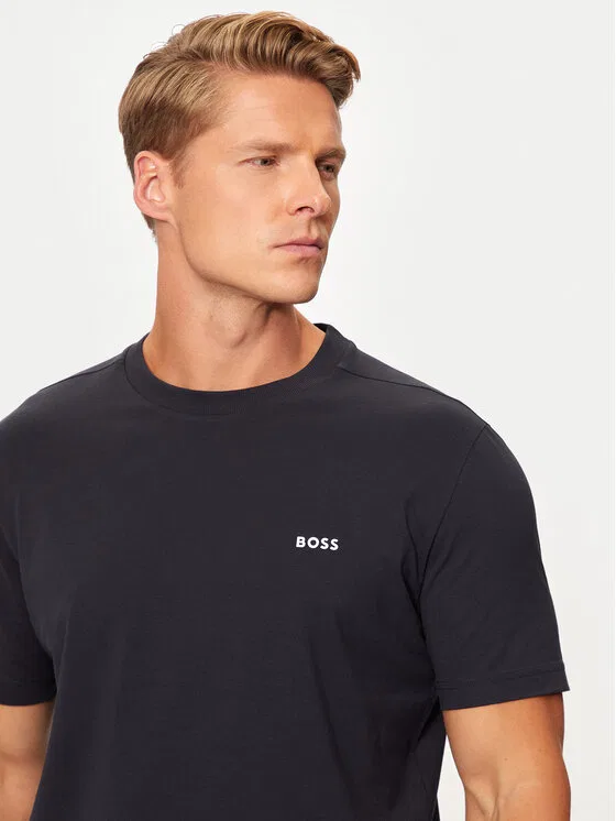 Футболка regular fit Boss, темно-синий — фото 4