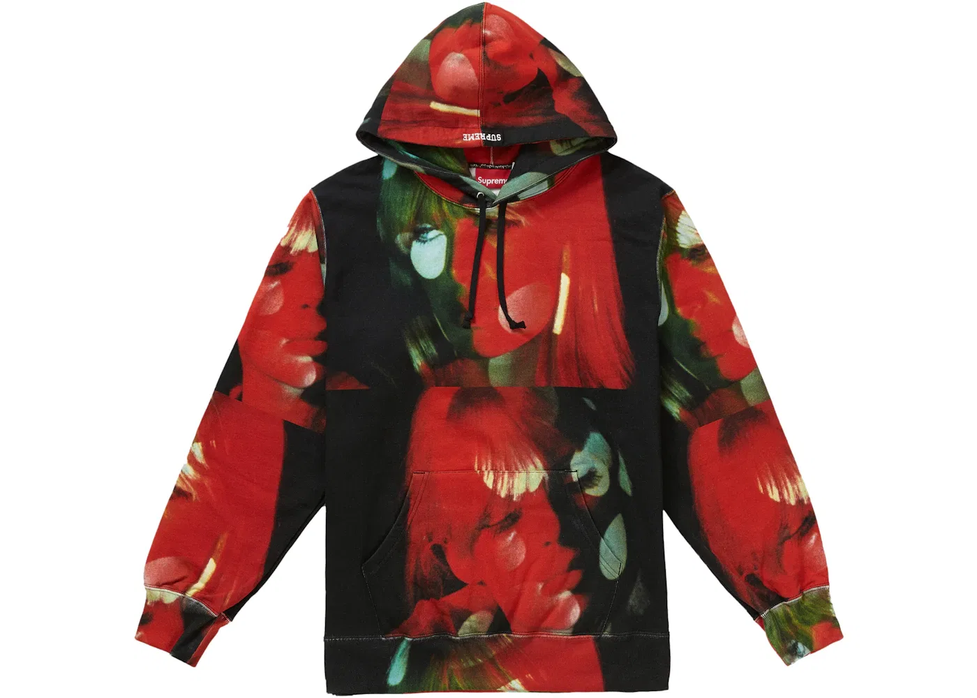 Мужская худи с принтом The Velvet Underground Nico Hooded Sweatshirt Supreme, Multicolor