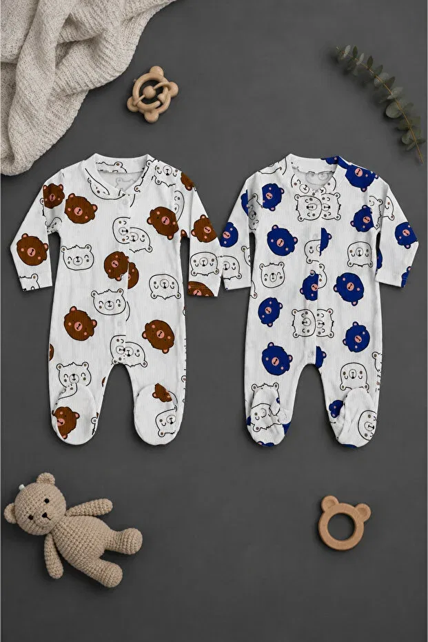 Детское боди-комбинезон для мальчиков с принтом My Babies Label, Multicolor
