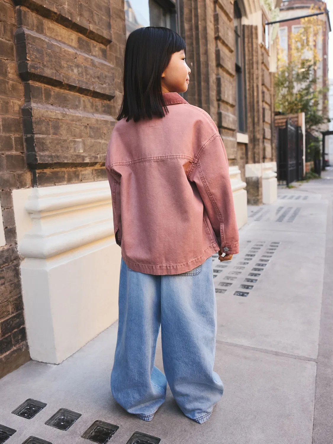 Джинсовая куртка Pink Cord Collar Jacket Next, розовый — фото 2