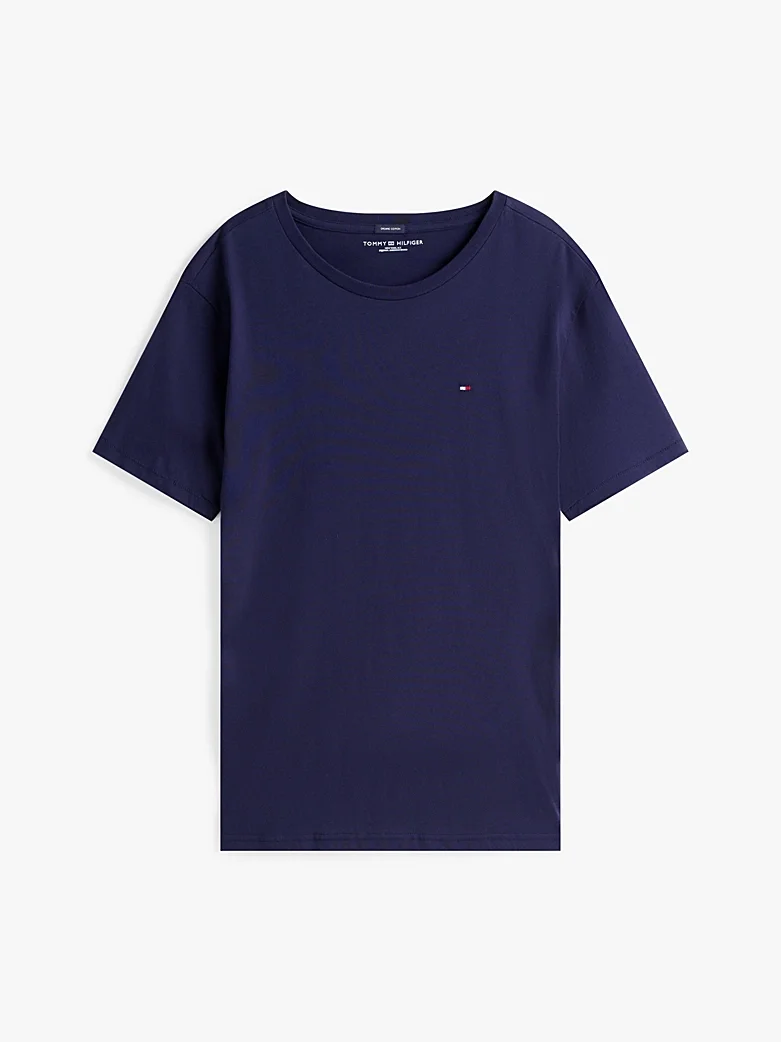 Футболка Tommy Hilfiger Pure Cotton, темно-синий — фото 2