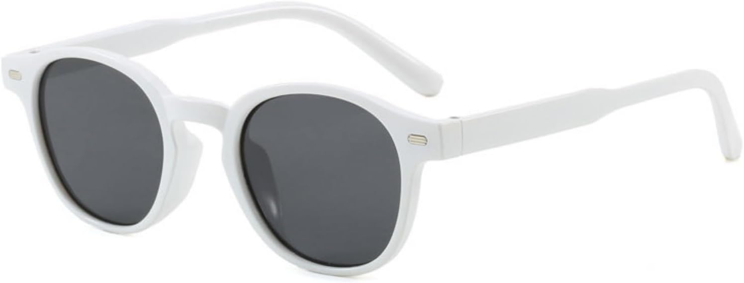 

Солнцезащитные очки Willochra Vintag Gradient Black для женщин, модные круглые солнцезащитные очки с заклепками, ретро-очки в стиле 90-х, защита от УФ-излучения UV400, C4