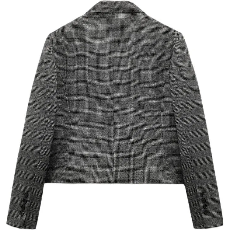 Женский деловой костюм серый ZARA, Gray — фото 3