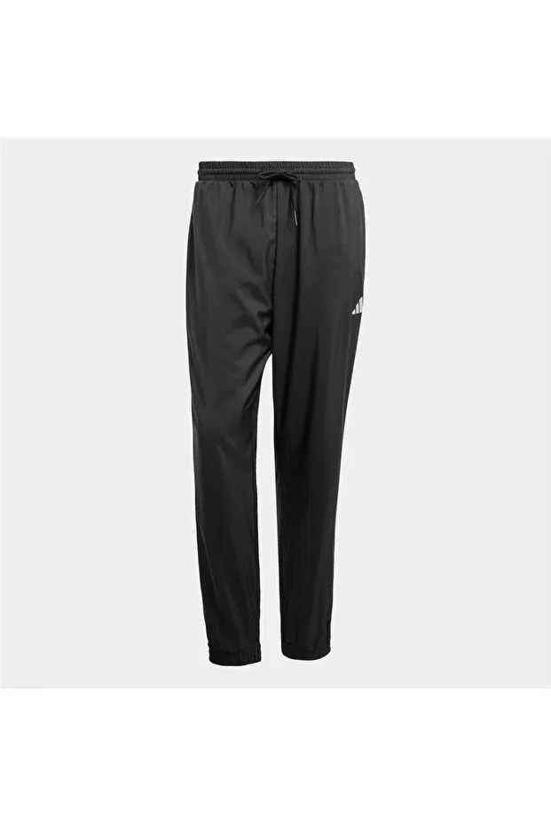 Мужские спортивные брюки скинни с принтом Adidas, Black-102264491