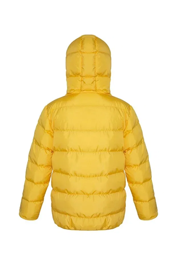 Детское пальто для мальчиков пуховое с капюшоном Men Anorak, Yellow — фото 2