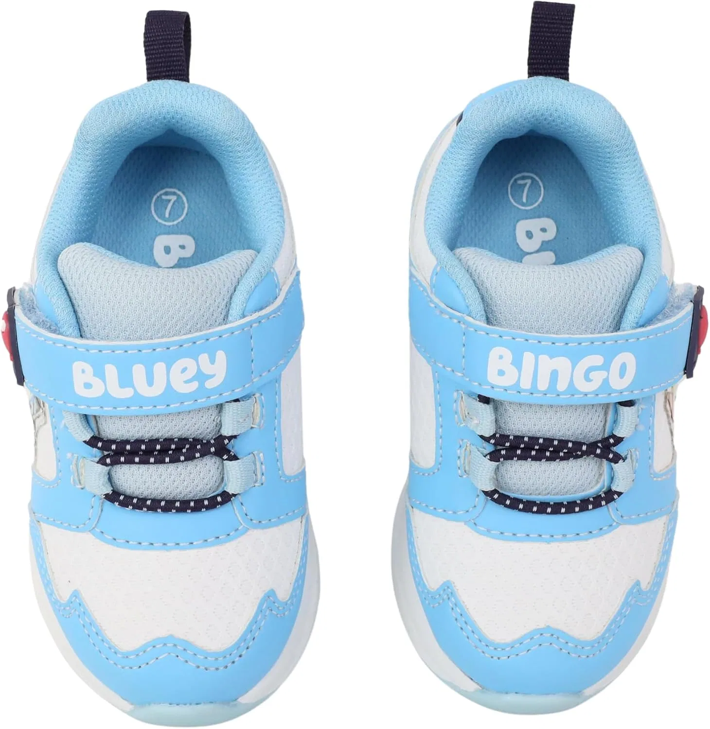 Детские кроссовки со светящейся подошвой Bluey, Baby Blue — фото 3