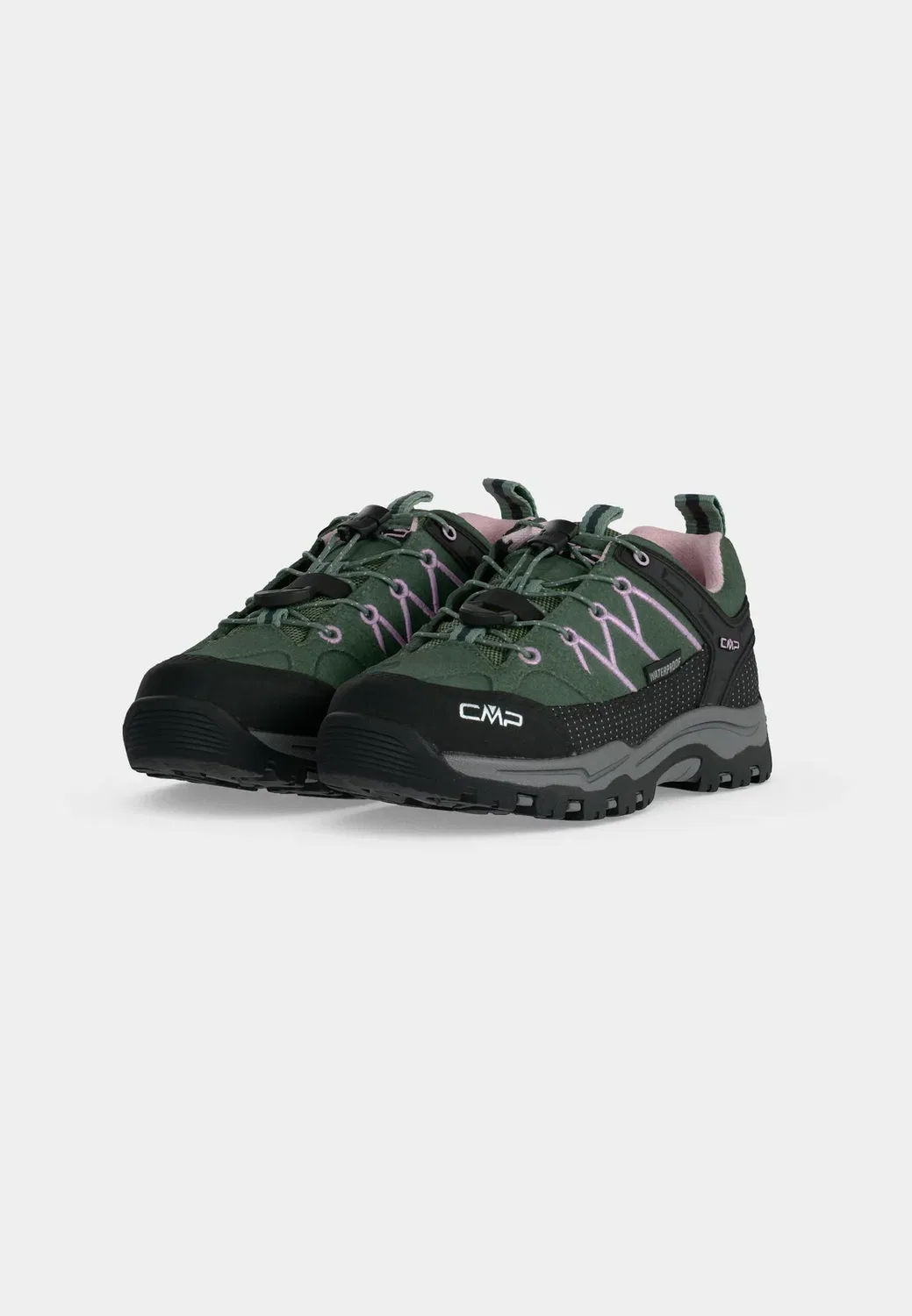 Детские походные ботинки Regel Low WP унисекс Cmp, Green Tea/Soft Pink — фото 3