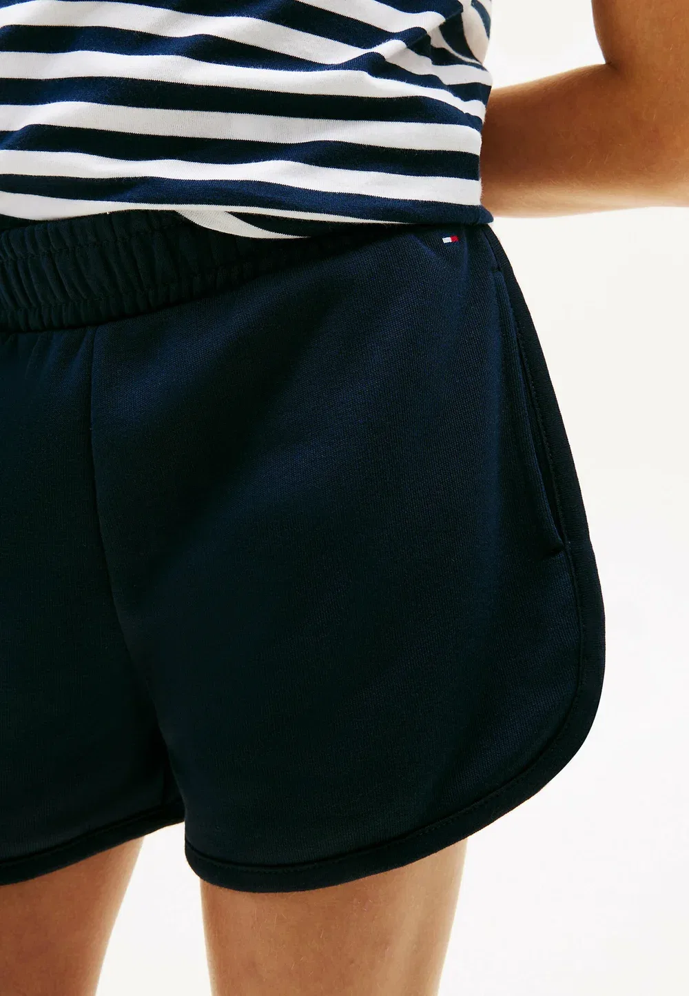 Комплект из футболки и шорт с блестящим логотипом Tommy Hilfiger, Dark Blue — фото 4