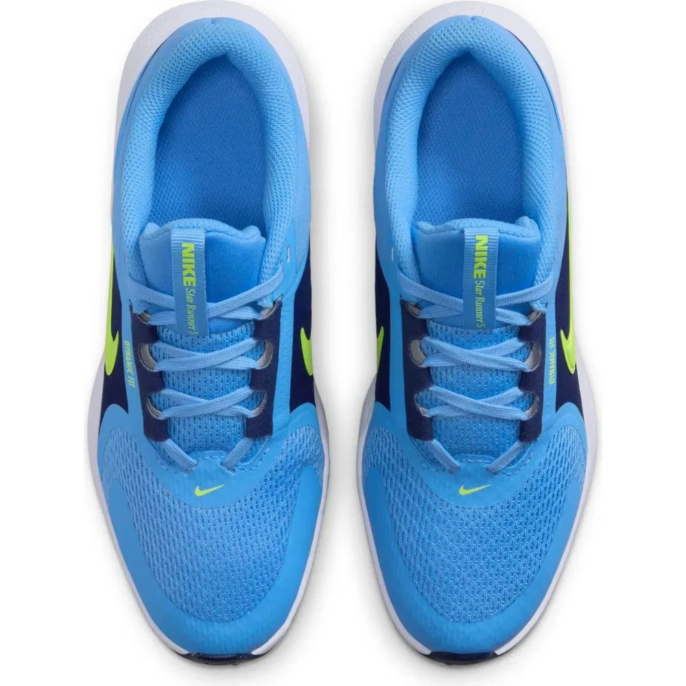 Детские кроссовки для бега с дышащей сеткой Star Runner 5 Gs Nike — фото 4