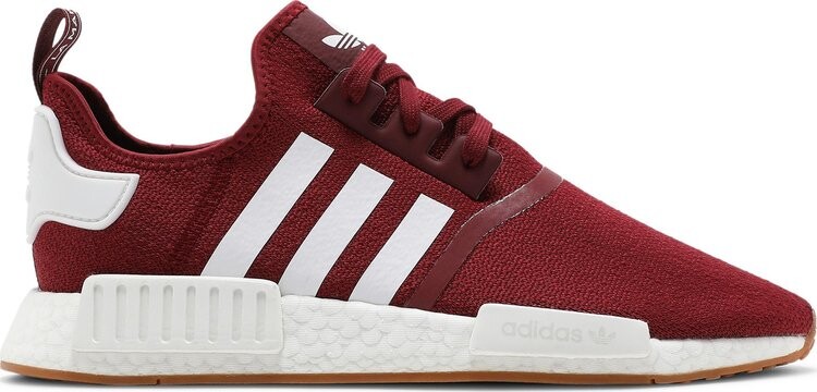 Кроссовки Adidas NMD_R1 'Burgundy Gum', красный — фото 2