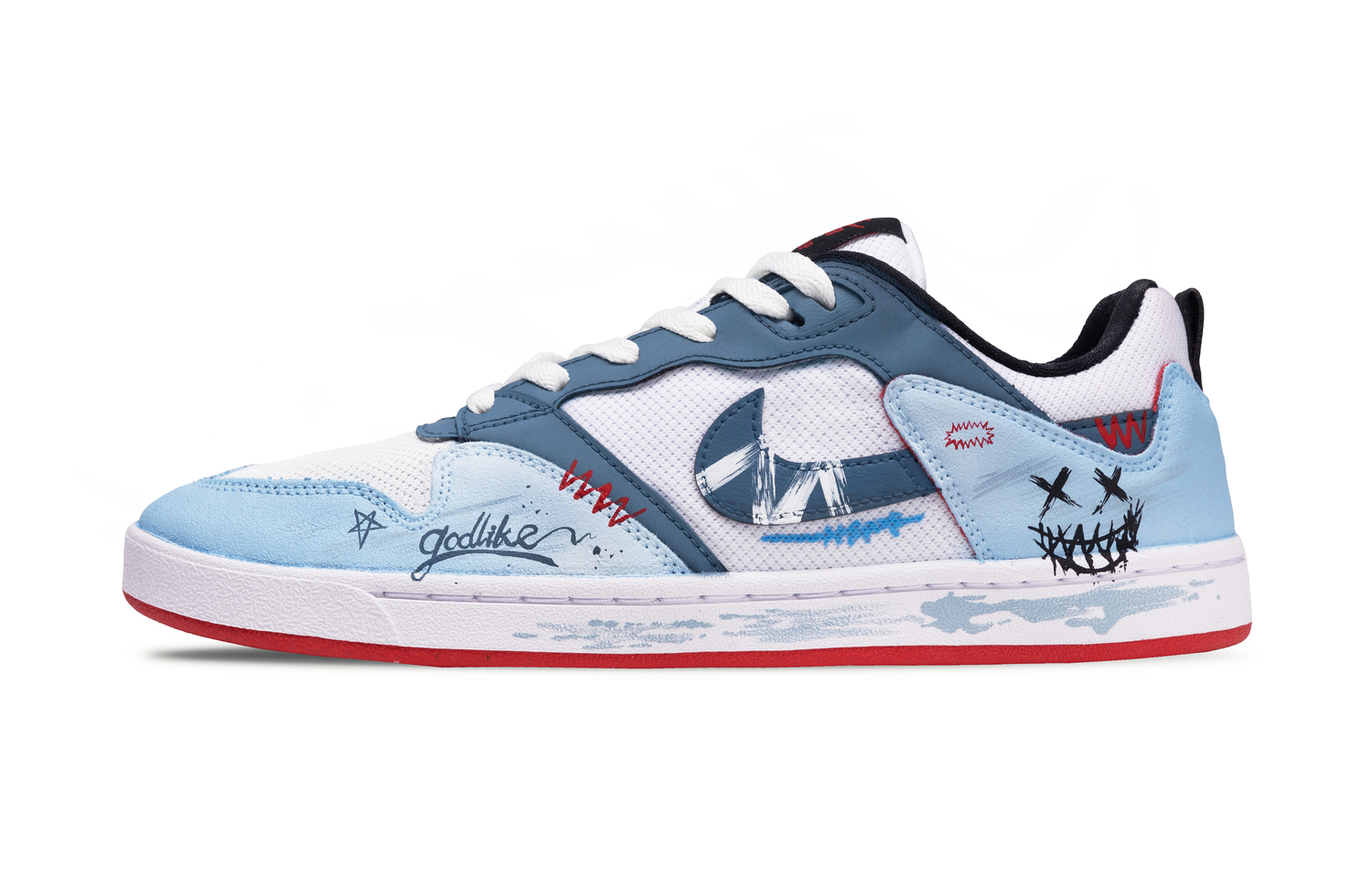 

Nike Кроссовки SB Alleyoop мужские низкие White