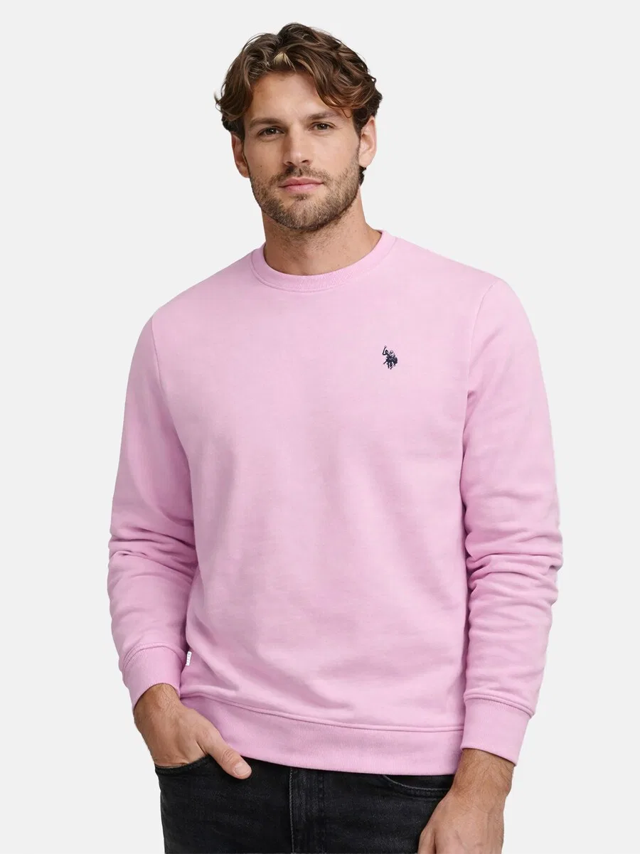 Толстовка U.S. POLO ASSN. розового цвета — фото 2