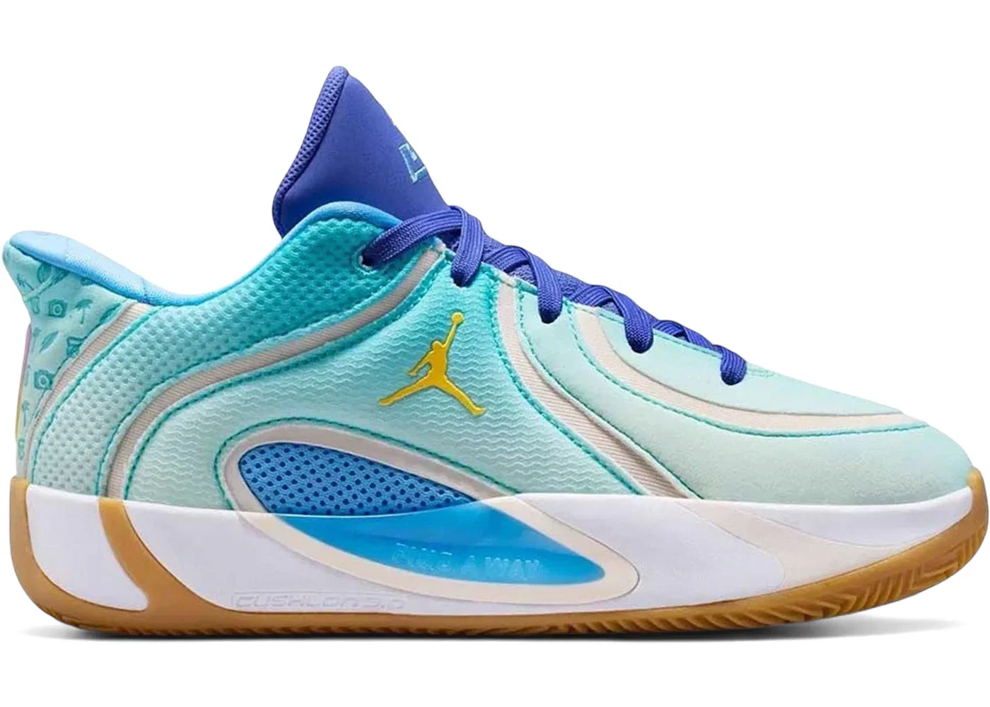 Детские кроссовки для баскетбола Jordan Tatum 4 Jordan, Dusty Cactus/Mint Foam/Chalk/Sapphire/University Blue/Playful Pink