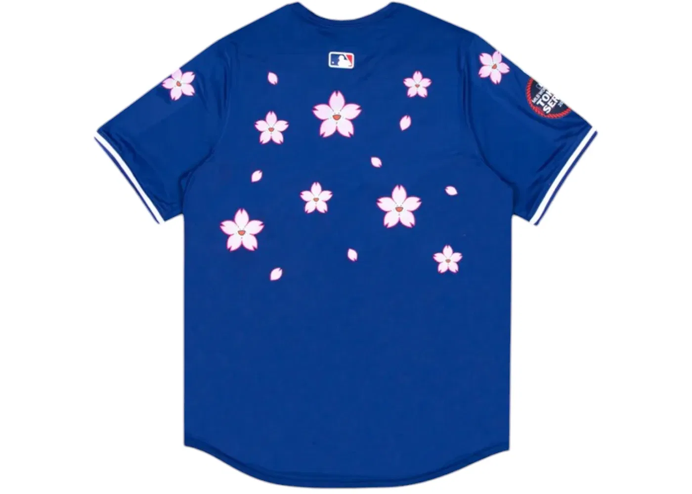 Мужская бейсбольная джерси с принтом Nike x Takashi Murakami x MLB World Tour Tokyo Series 2025 Dodgers, Blue — фото 2