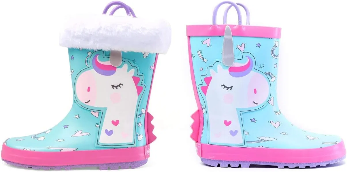 Детские зимние сапоги для девочек Nova Girl's Winter Snow Boots Nova Footwear, Dreamunicorn — фото 3